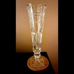 Gorham hand-cut crystal vase